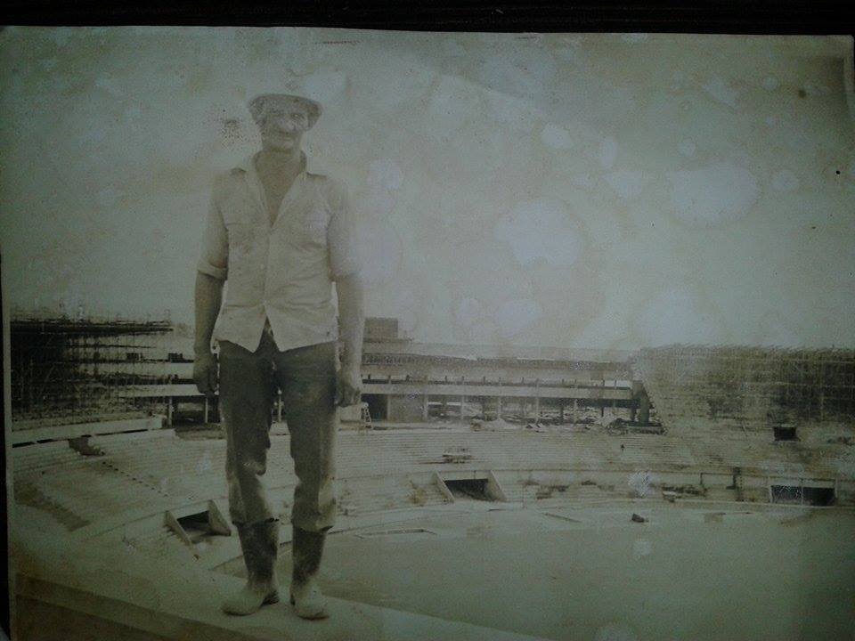 Seo Antonio, Operario que trabalhou na construção do Serra Dourada