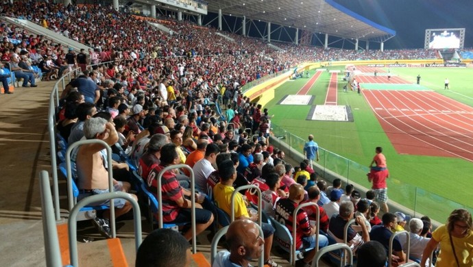 Torcida do Atlético no Estádio Olímpico