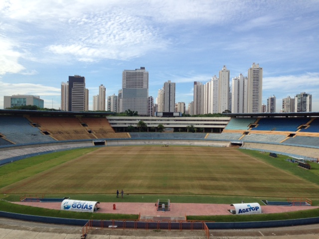 Vista do interior do Estádio Serra Dourada