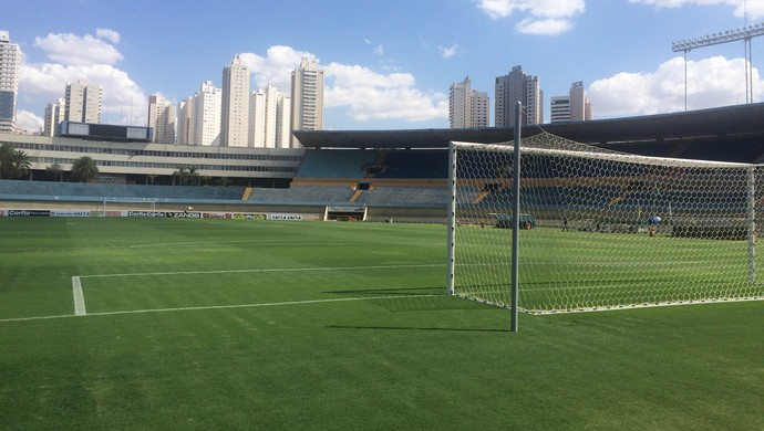 Foto gol do Estádio Serra Dourada