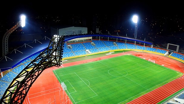 Iluminação perfeita no Estádio Olímpico