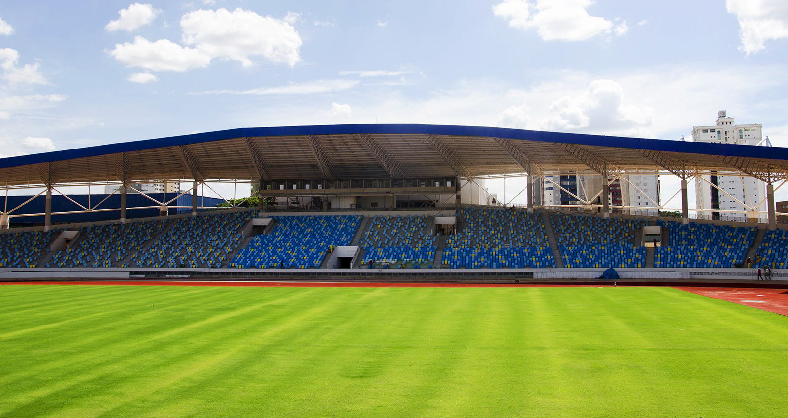 Vista panorâmica do Estádio Olímpico